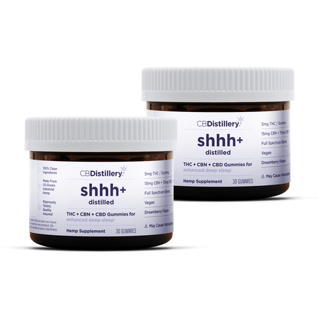 CBDistillery Enhanced Deep Sleep Gummies 2 Pack Bundle