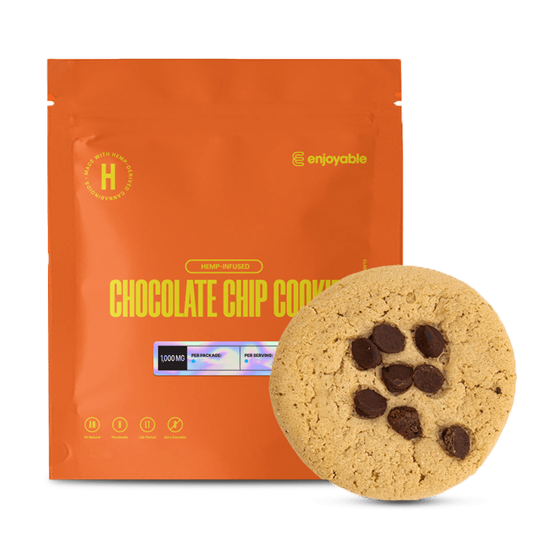 Enjoyable - Chocolate Chip Cookie - Delta-8 THC - 1000MG