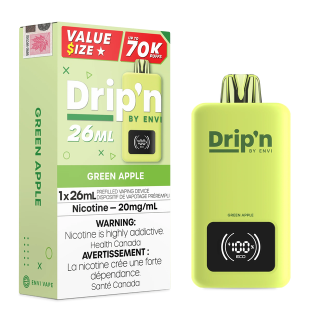 Green Apple Envi Drip’n 70K Disposable Vape