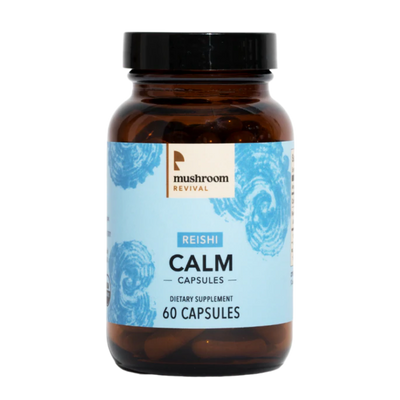 Mushroom Revival Calm Reishi Mushroom Capsules Best Sales Price - Edibles