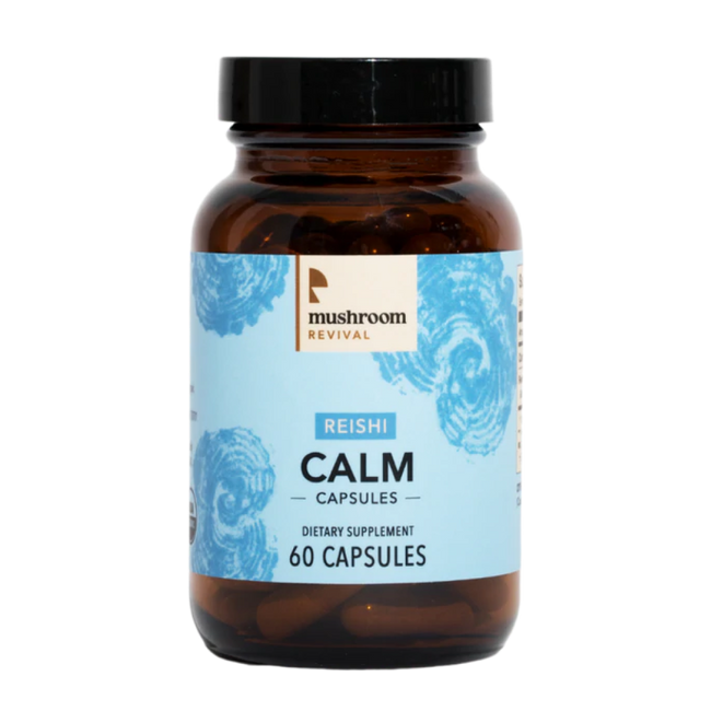 Mushroom Revival Calm Reishi Mushroom Capsules Best Sales Price - Edibles