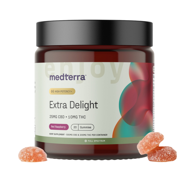 Medterra Extra Delight 10mg THC Gummies