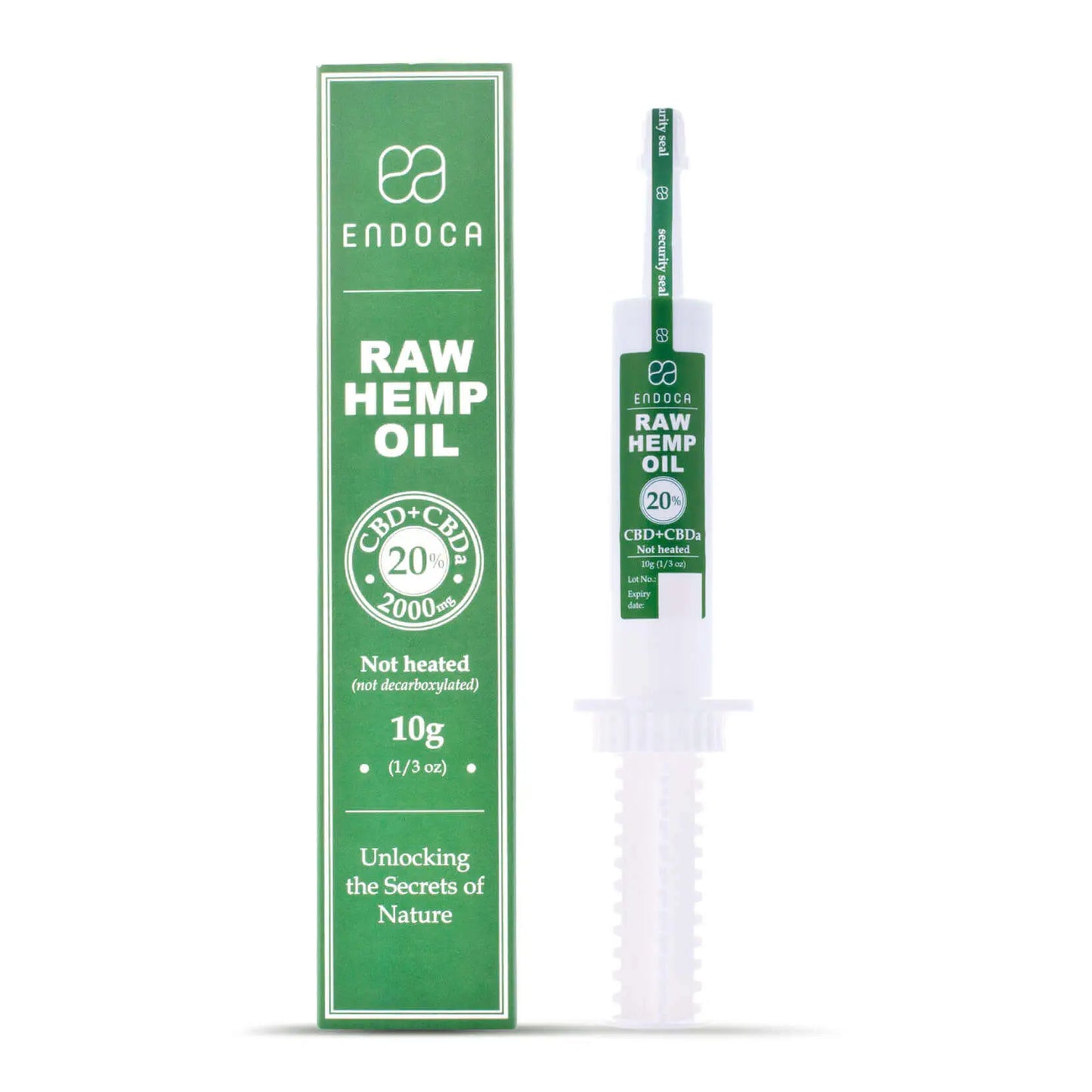 Endoca Raw CBD extract – 200mg CBD+CBDa/ml