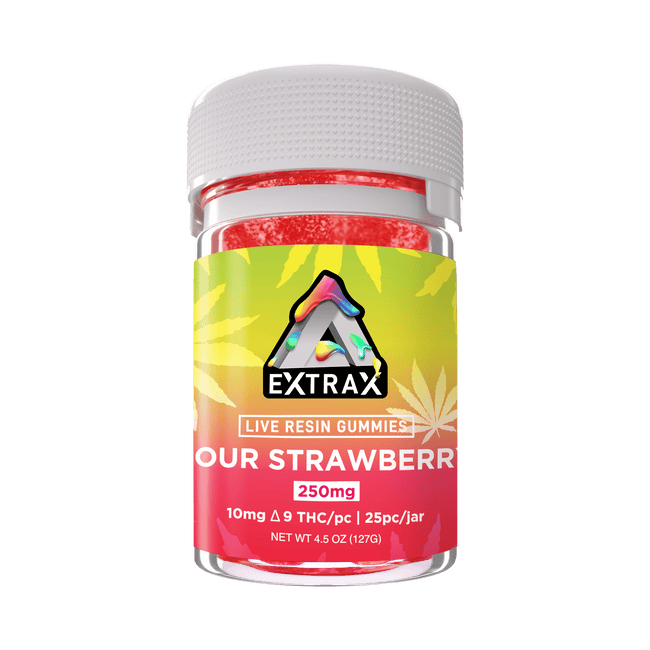 250mg Pure Live Resin Delta 9 Gummies – Delta Extrax