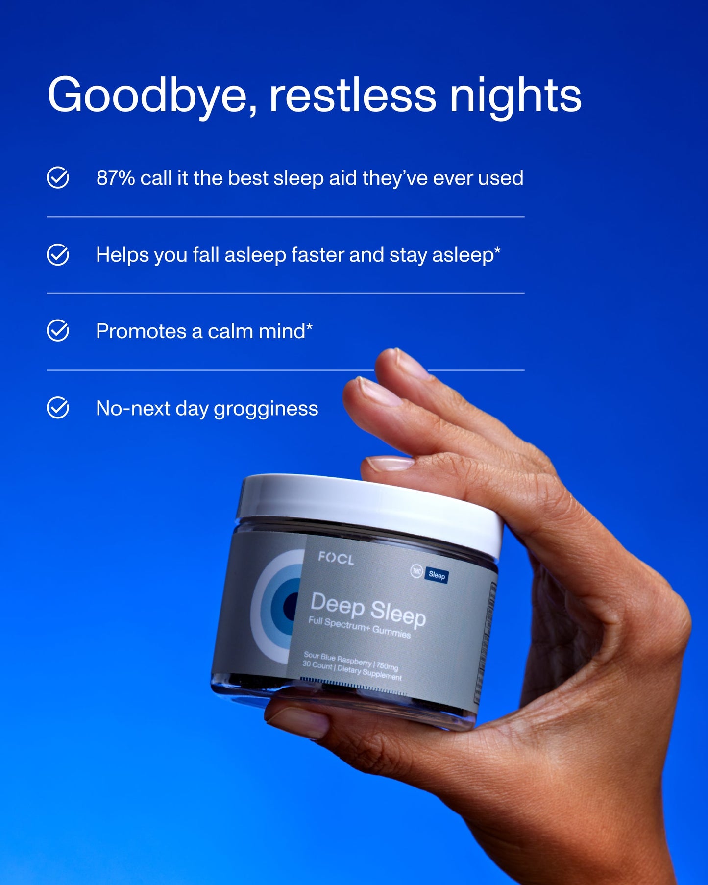 FOCL Deep Sleep Gummies