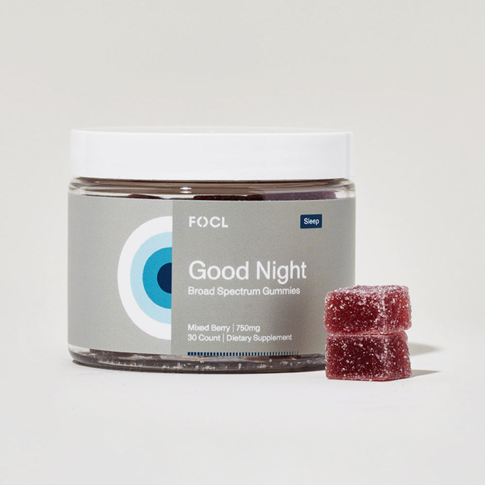FOCL Good Night Broad Spectrum Sleep Gummies 3-Pack