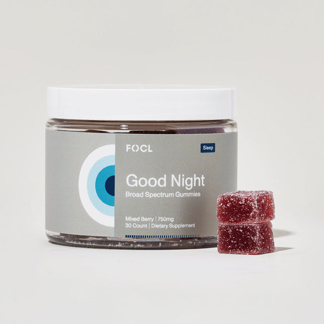 FOCL Good Night Broad Spectrum Sleep Gummies 3-Pack