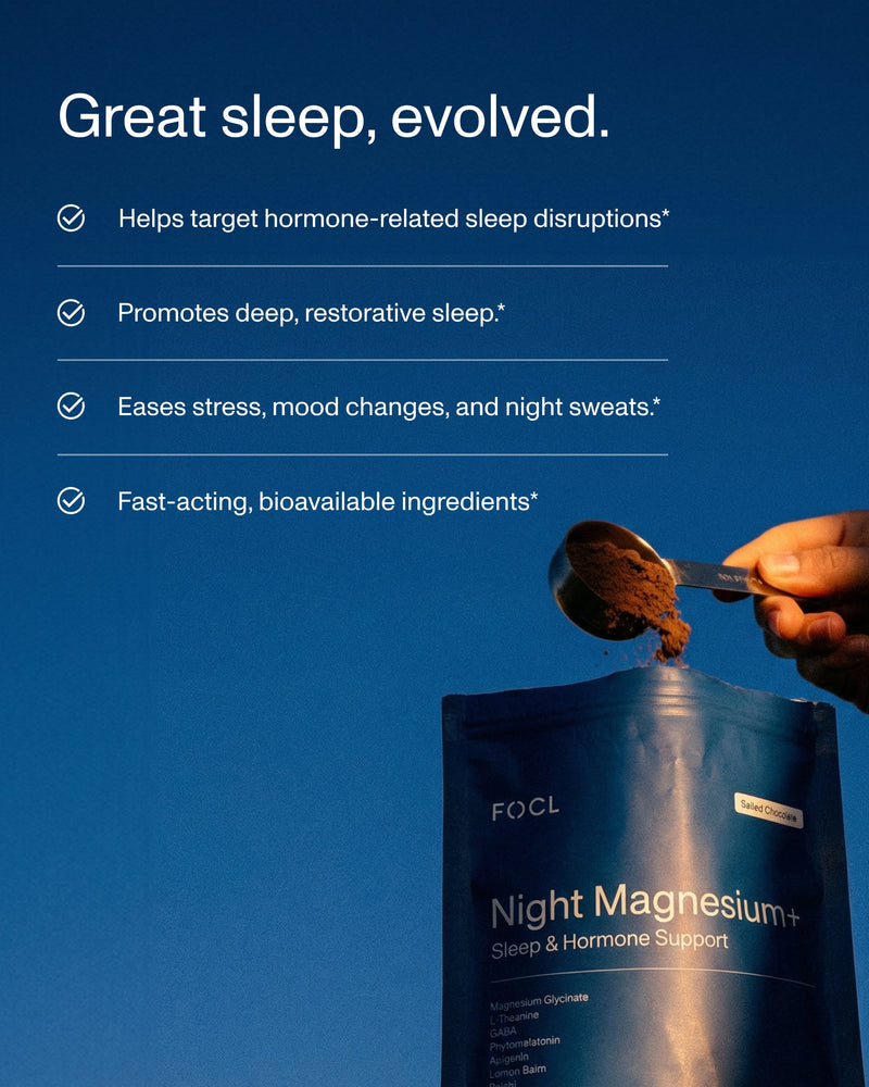 FOCL Night Magnesium+ Powder Best Sales Price - CBD