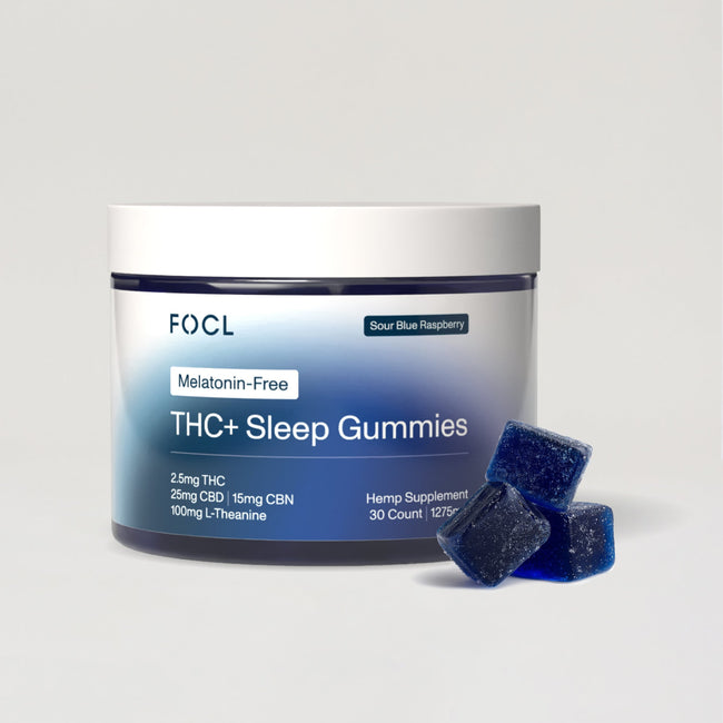 FOCL THC+ Sleep 2.5mg Melatonin-Free Gummies