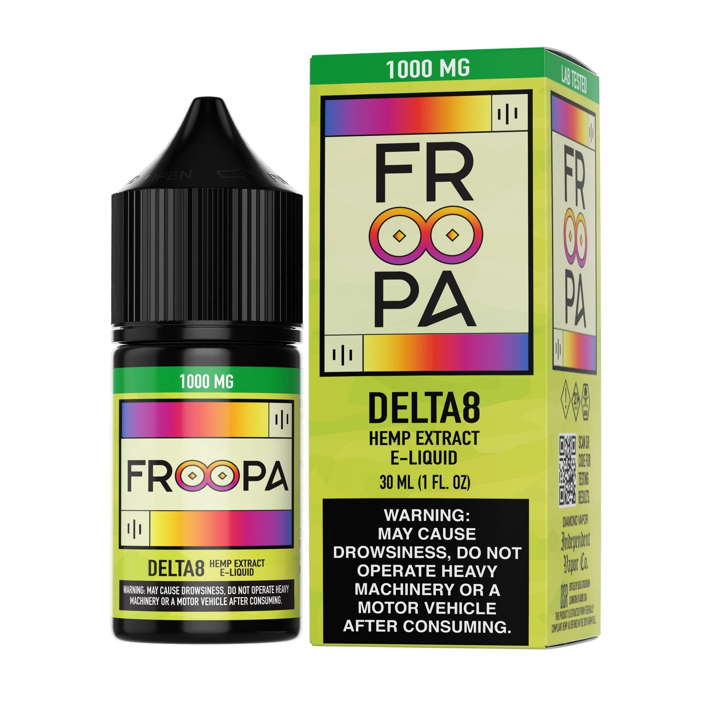 Froopa Delta-8 THC Hemp Extract E-Liquid 1000mg