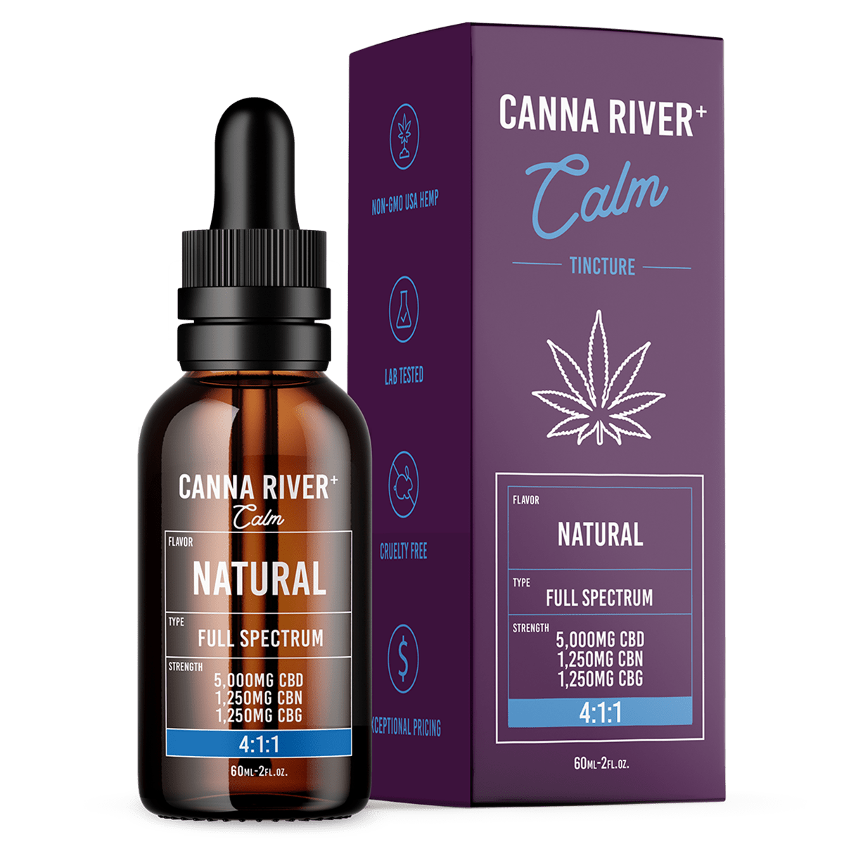 Canna River CBD Calm Tincture Best Sales Price - Tincture Oil