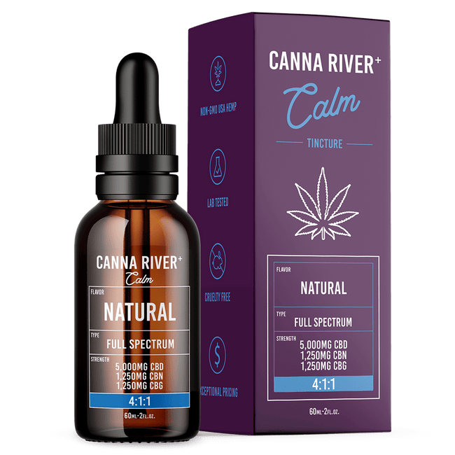 Canna River CBD Calm Tincture Best Sales Price - Tincture Oil