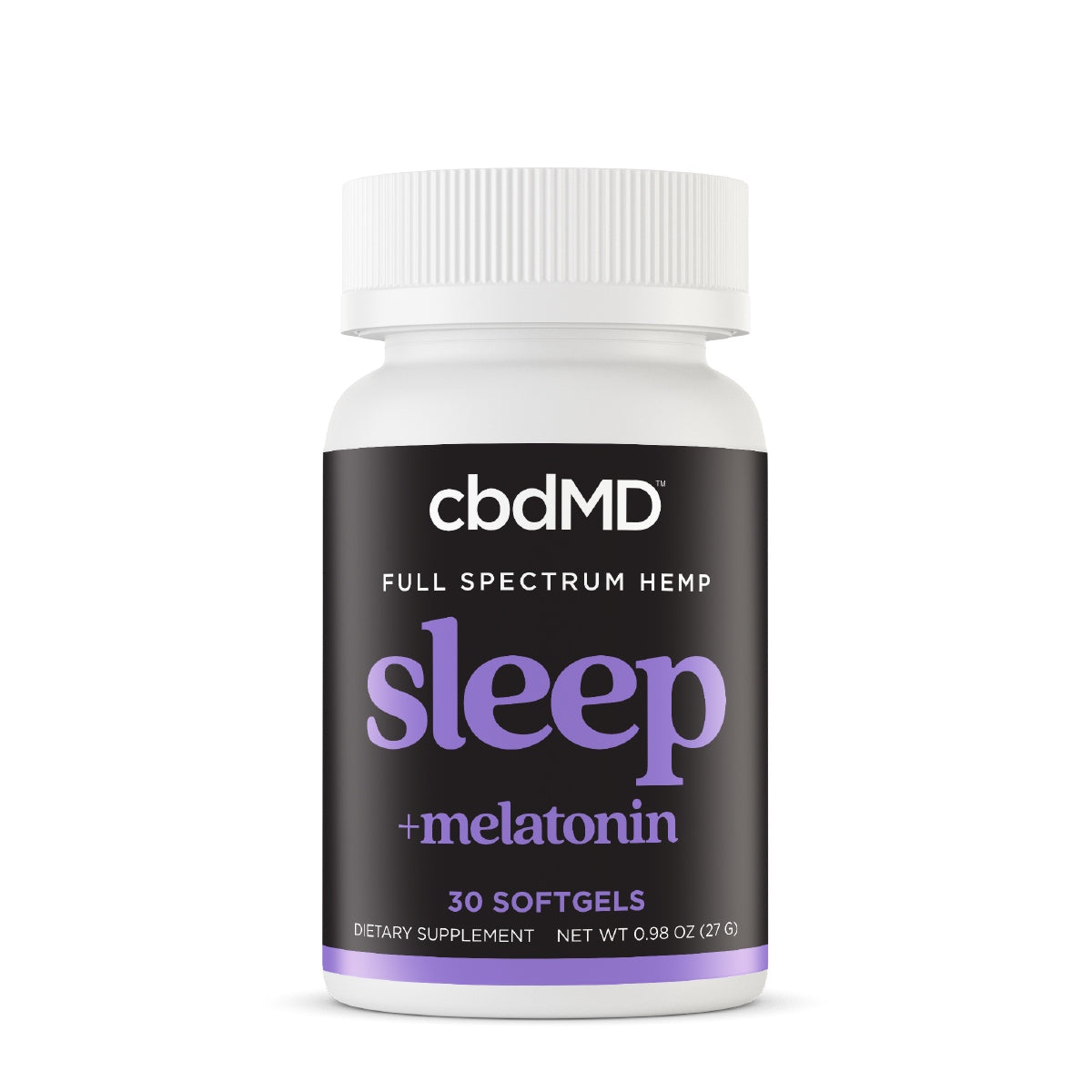 cbdMD Full Spectrum CBD Sleep Softgels