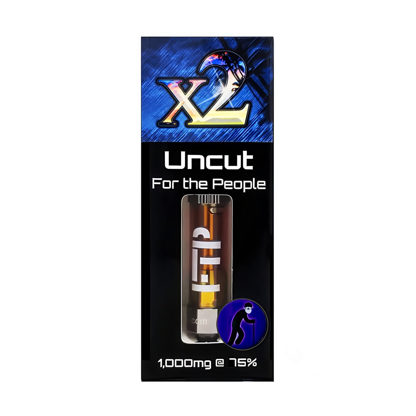 X2 Uncut CBD For the People Vape Cartridge - 750mg Power