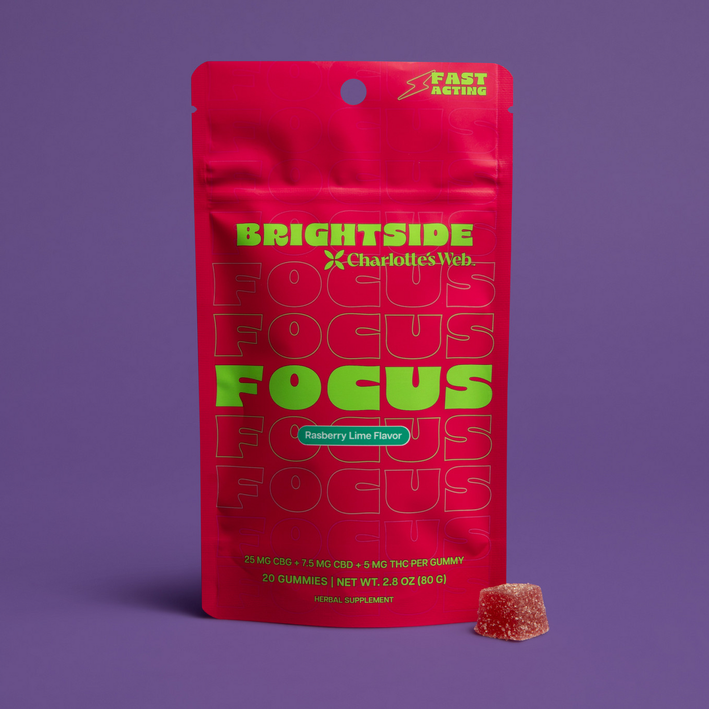 Charlotte's Web Focus THC Gummies