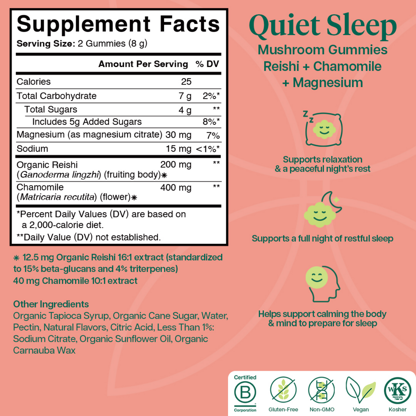 Charlotte's Web Quiet Sleep Mushroom Gummies