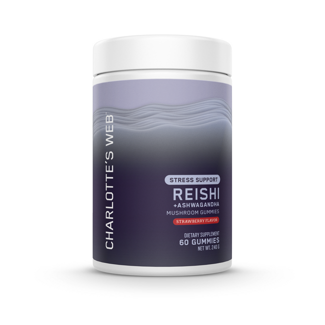 Charlotte's Web Stress Support with Reishi & Ashwagandha Mushroom Gummy