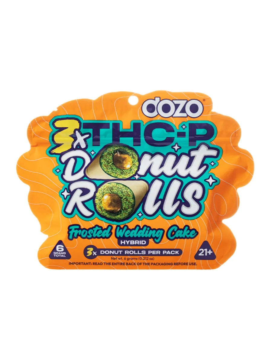 Frosted Wedding Cake DOZO THCP Donut Pre-Rolls 3 x 2G