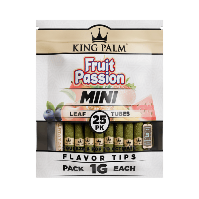 King Palm 25 Mini Rolls – Fruit Passion