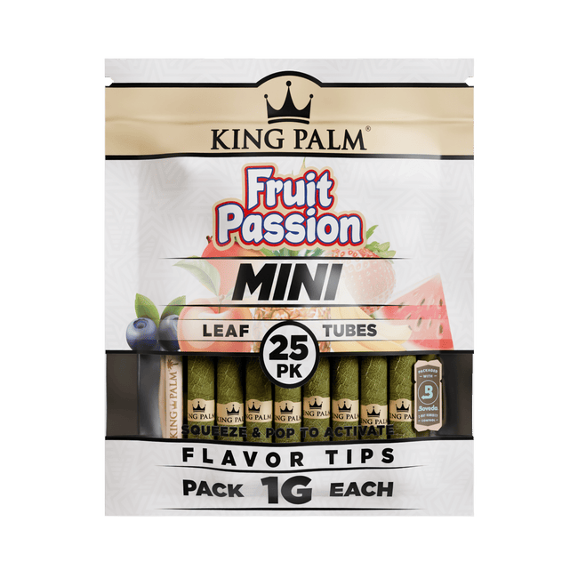 King Palm 25 Mini Rolls – Fruit Passion