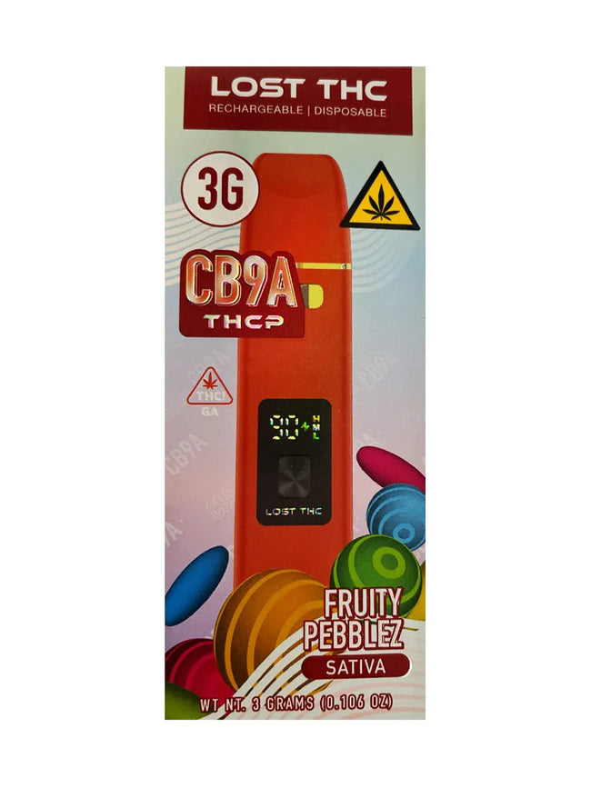 Fruity Pebblez Lost THC CB9A V4 Disposable 3G