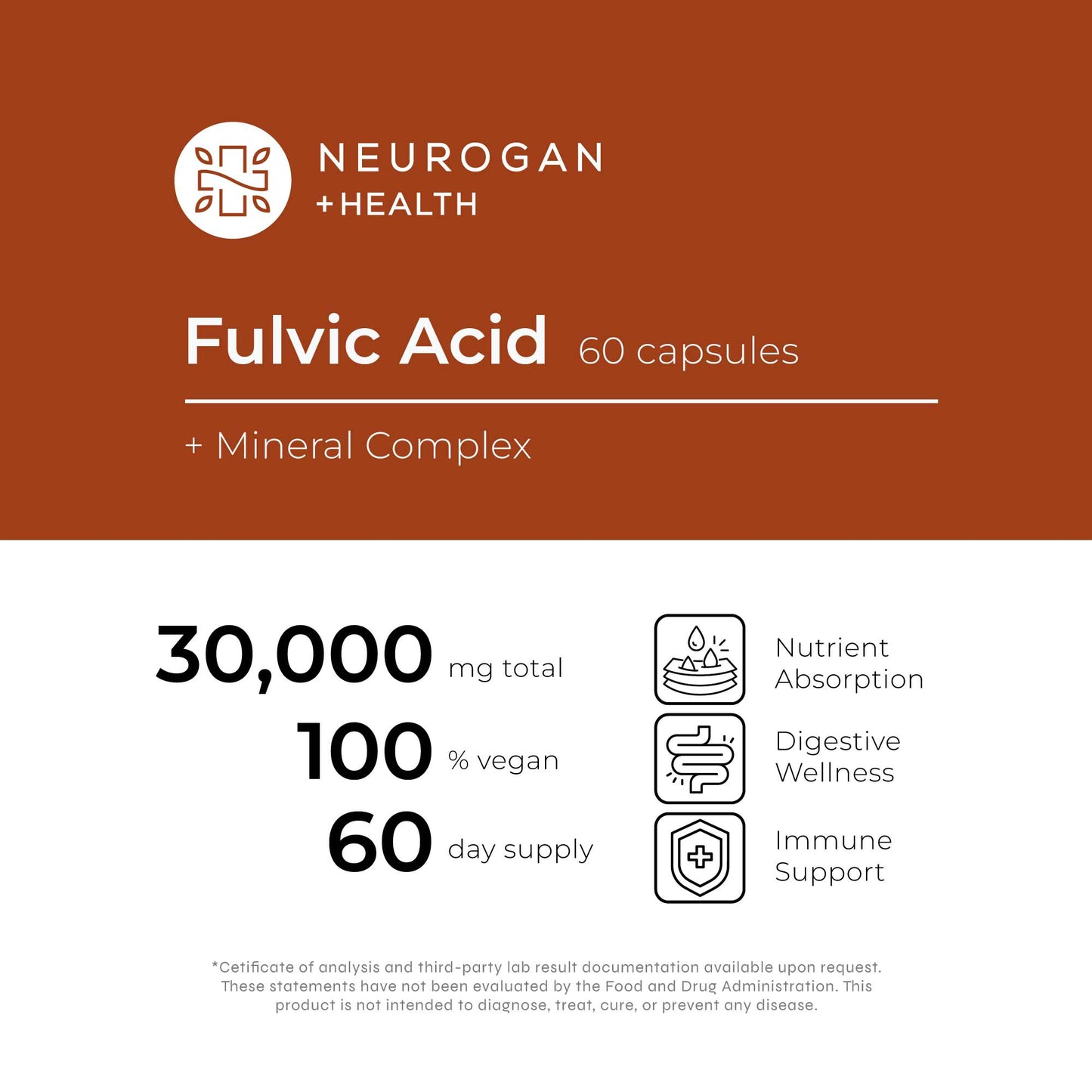 Neurogan Health Fulvic Acid Capsules