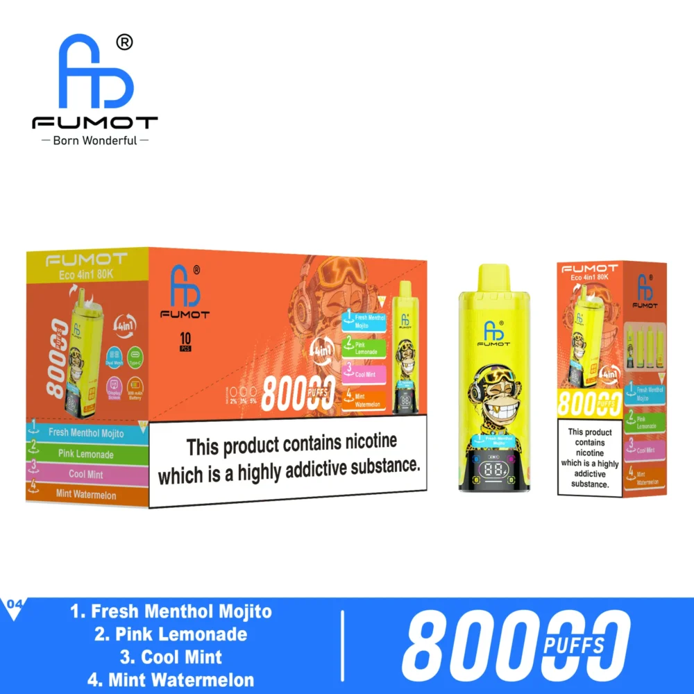 Fumot Eco 4-in-1 80K Disposable Vape 2%