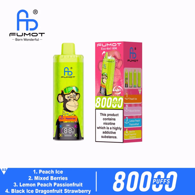 Fumot Eco 4-in-1 80K Disposable Vape 2%