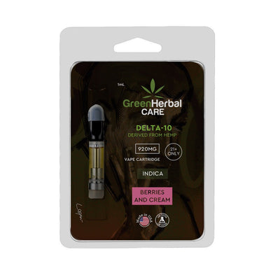 Green Herbal Care GHC Delta-10 THC Vape Cartridge Best Sales Price - Vape Cartridges