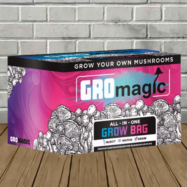 GROmagic All-In-One Mushroom Grow Bag Best Sales Price - CBD
