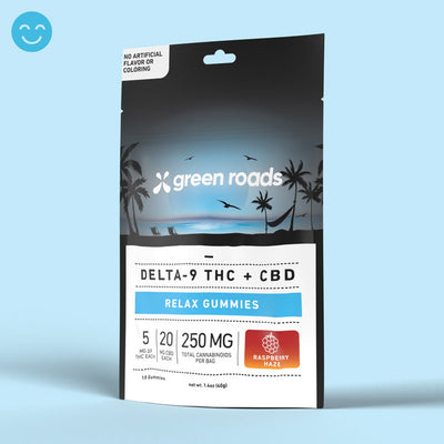 Raspberry Haze THC Relax Gummies - (10ct) 250mg Best Sales Price - Gummies