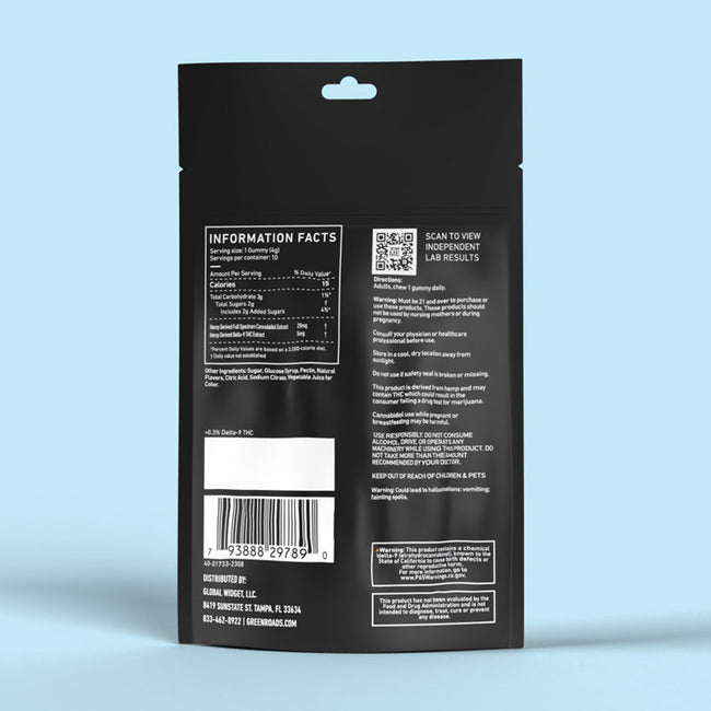 Watermelon Punch THC Relax Gummies - (10ct) 250mg