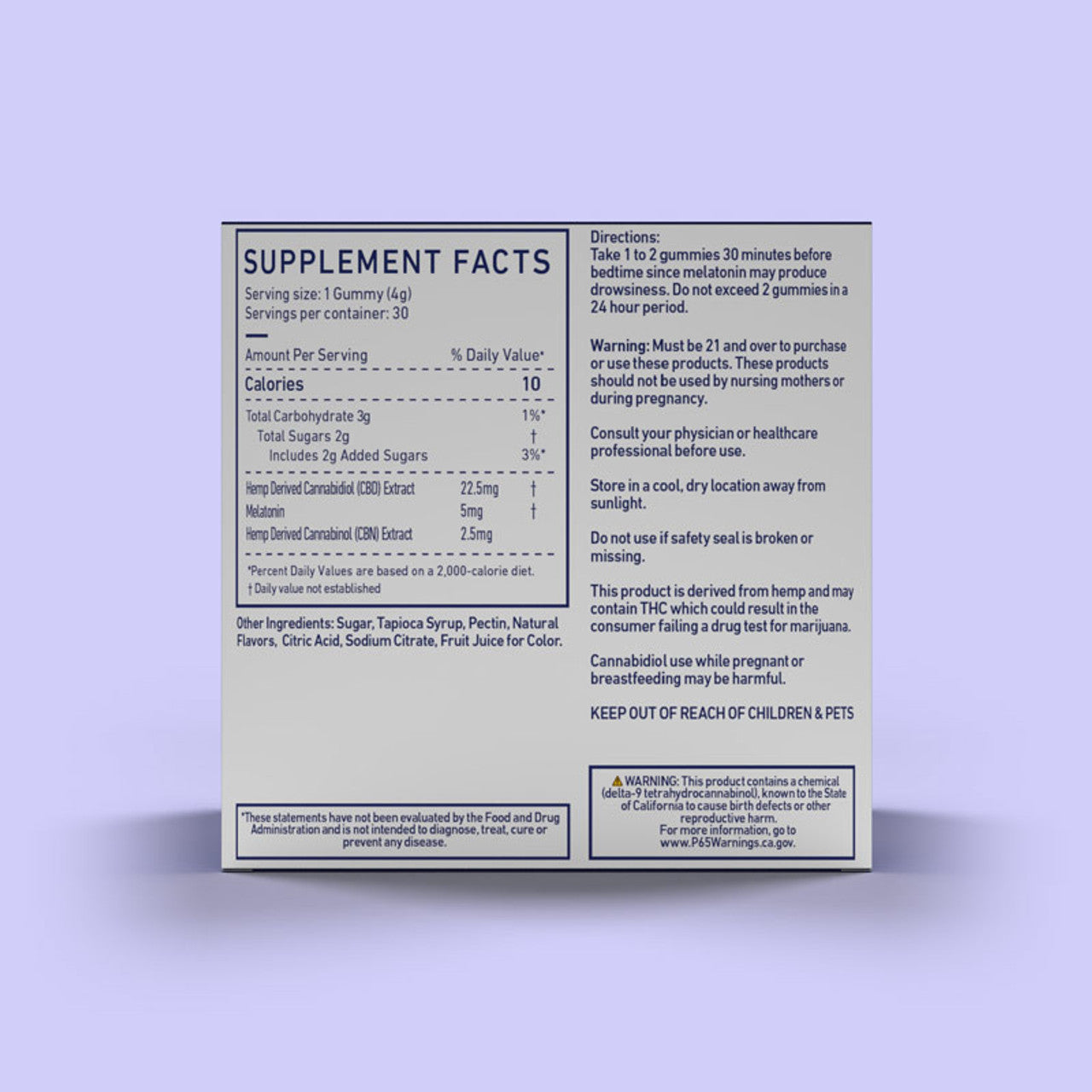 [Green Roads Hot Seller] Sleepy Zs CBD, CBN Gummies - (30ct) 750mg