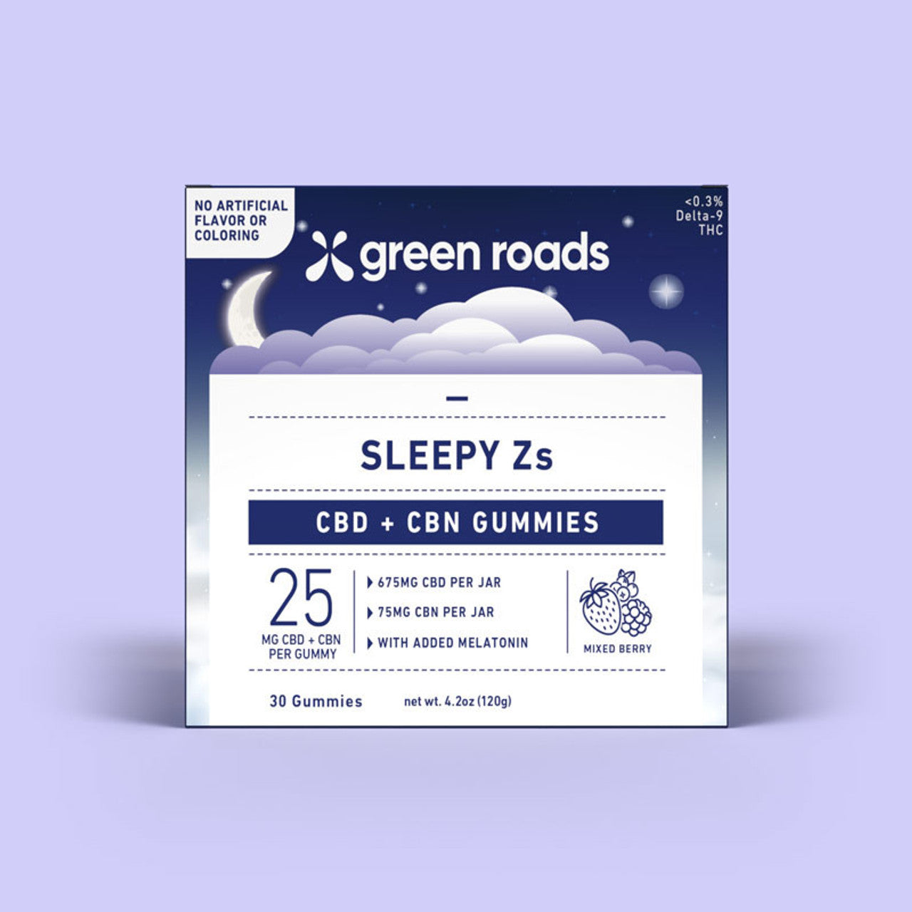 [Green Roads Hot Seller] Sleepy Zs CBD, CBN Gummies - (30ct) 750mg