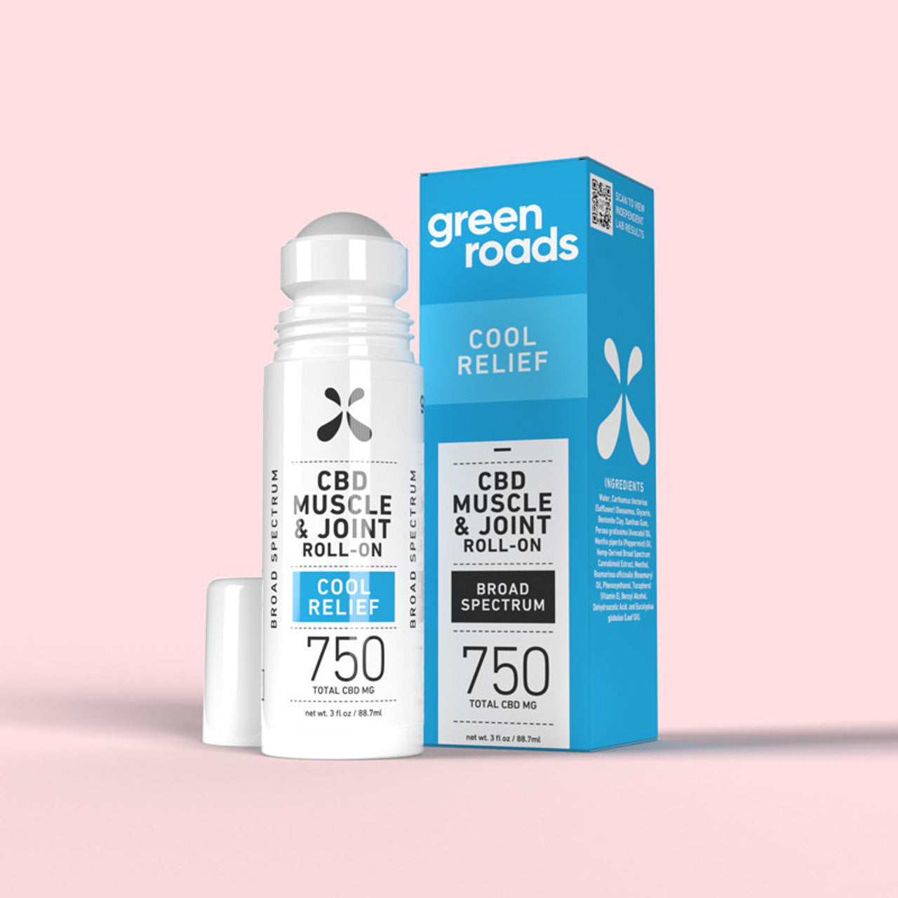 [Green Roads Hot Seller] Cool Relief CBD Roll-On - 750mg (3oz)