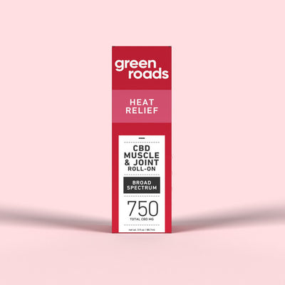 Heat Relief CBD Roll-On - 750mg (3oz) Best Sales Price - Topicals