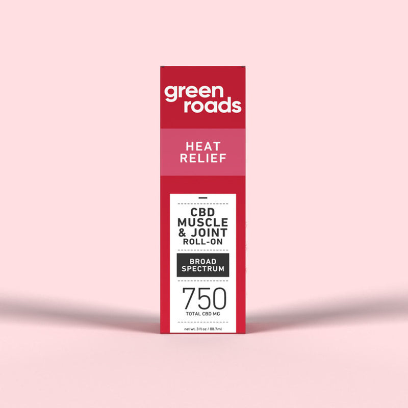 Heat Relief CBD Roll-On - 750mg (3oz) Best Sales Price - Topicals