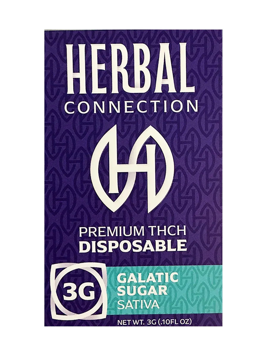 Galactic Sugar Herbal Connection Premium THCH Disposable 3G