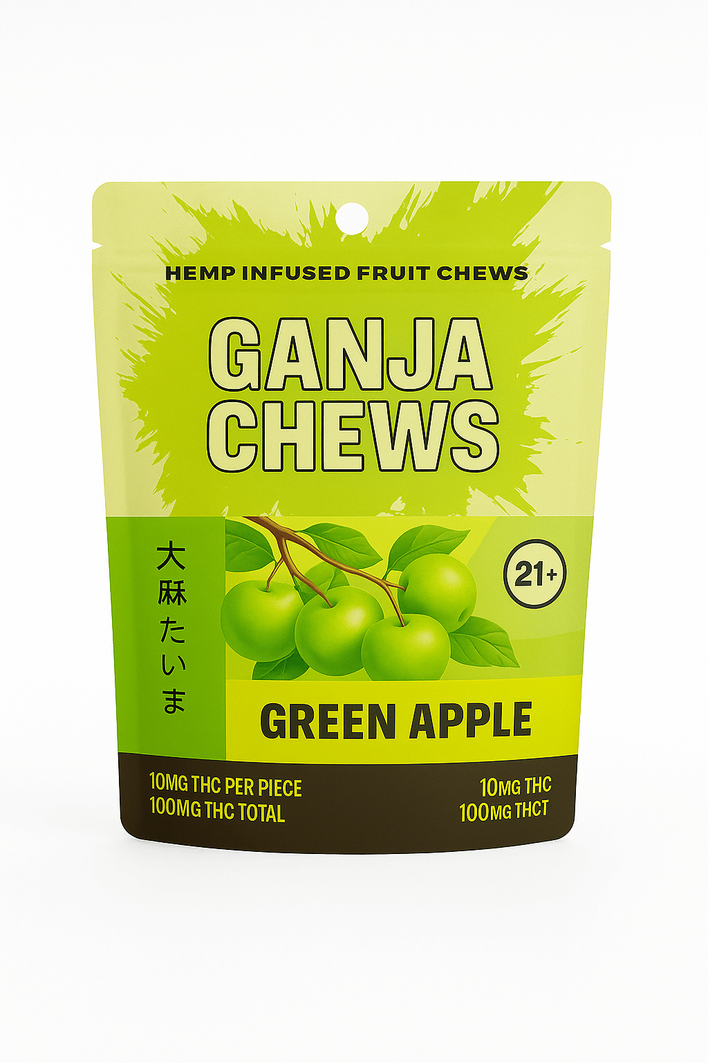Ganja Chews – 100mg D9 Gummies