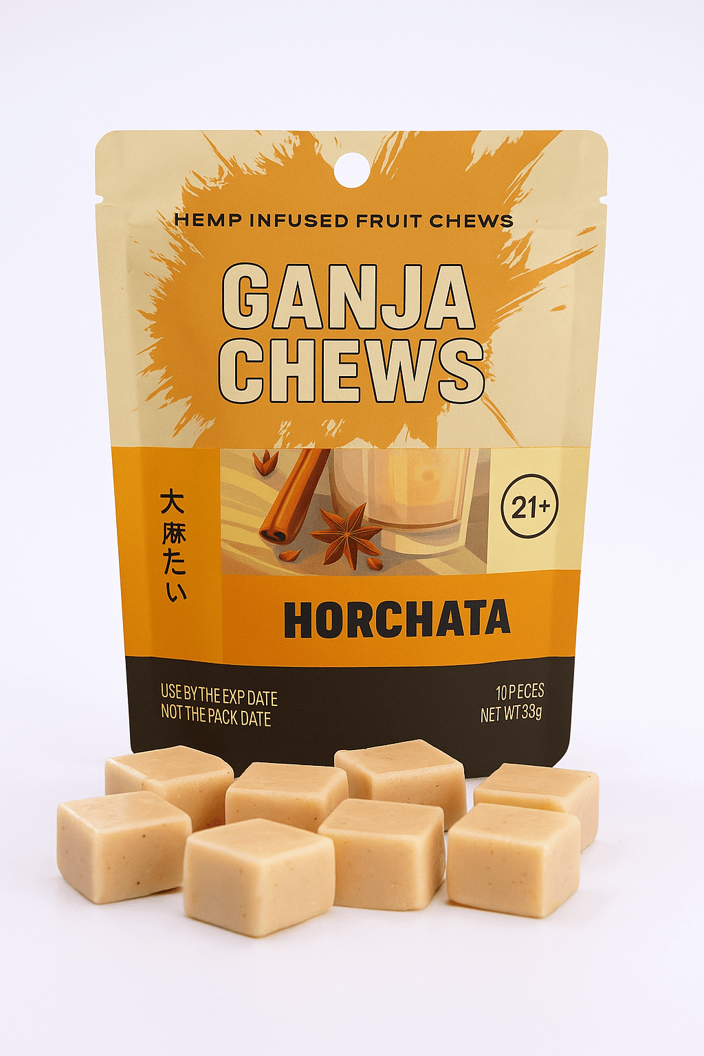 Ganja Chews – 100mg D9 Gummies