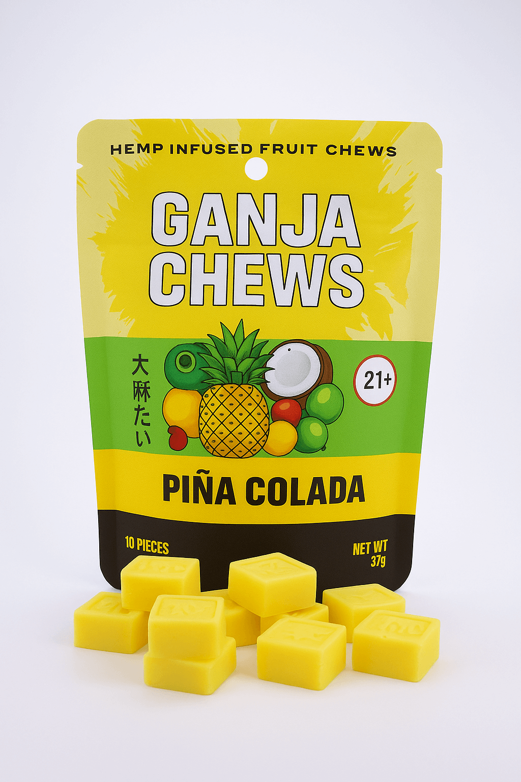 Ganja Chews – 100mg D9 Gummies