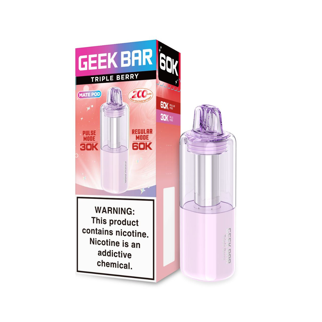 Geek Bar Mate 60K Pre-filled Replacement Pod (Pack of 1)