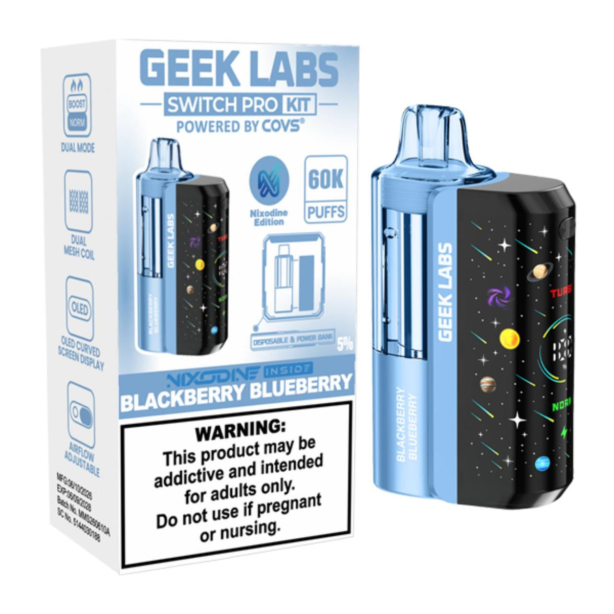 Geek Labs Switch Pro Kit Disposable (60000 Puffs)