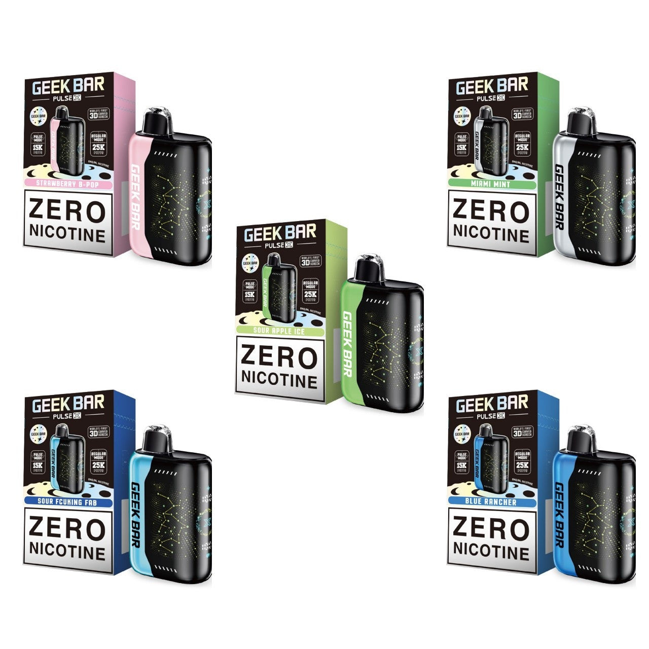 Geek Vape Pulse X Zero Nicotine Disposable (25000 Puffs)
