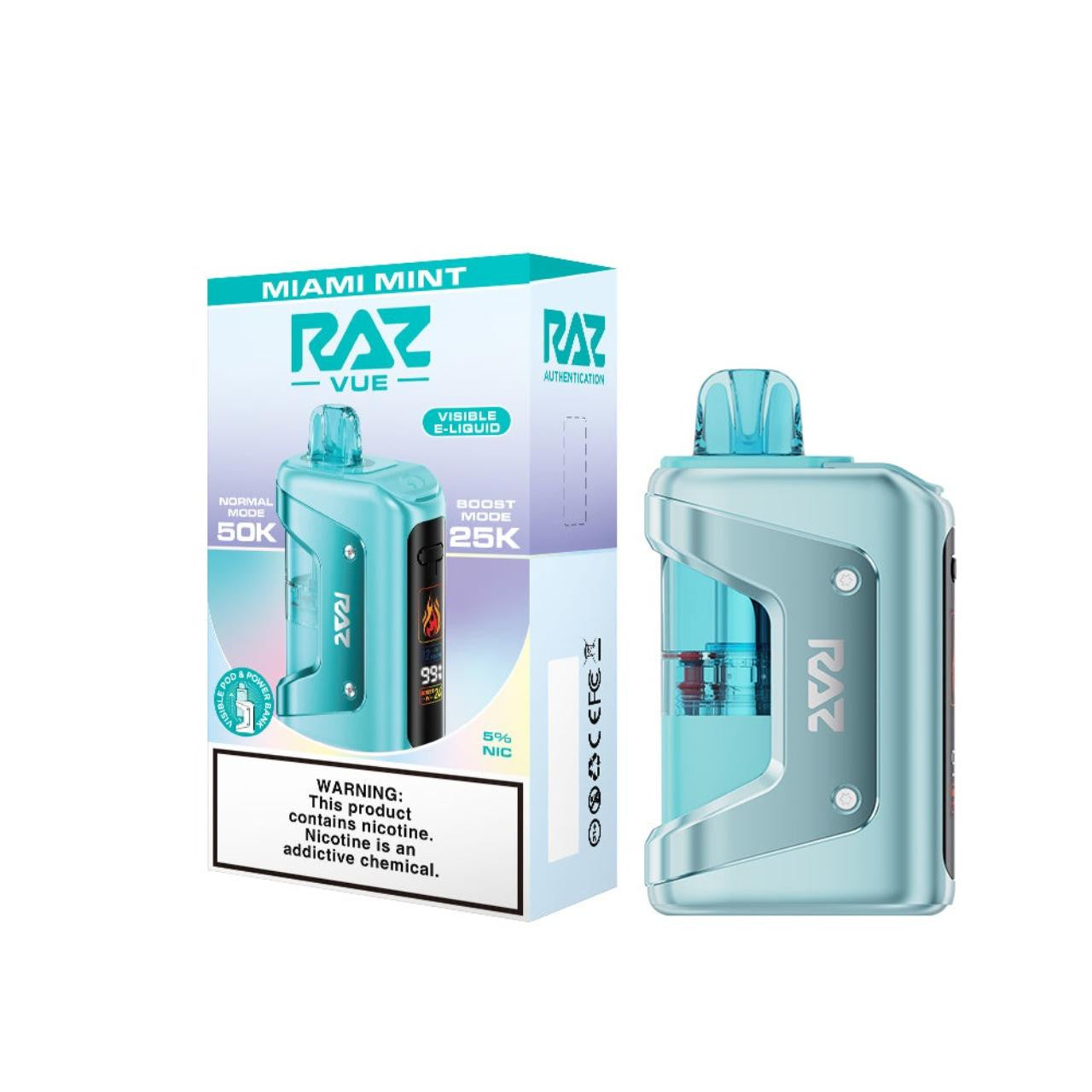 Raz VUE Kit Disposable (50000 Puffs)