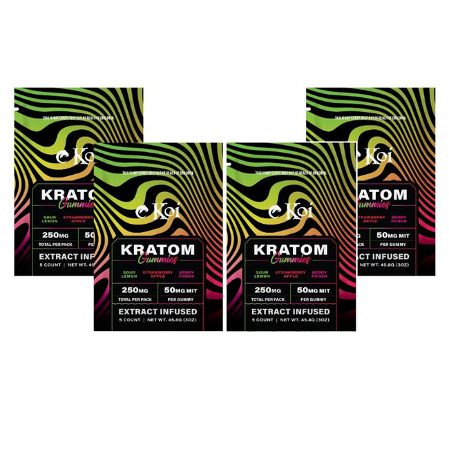 Koi CBD Kratom Gummies - 20 count variety