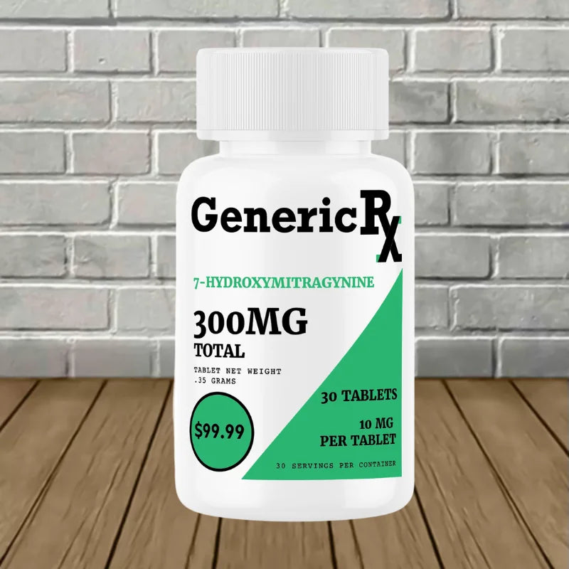 Generic Rx Tablet Generic RX 7-Hydroxymitragynine Extract Tablets 30ct – TenVape