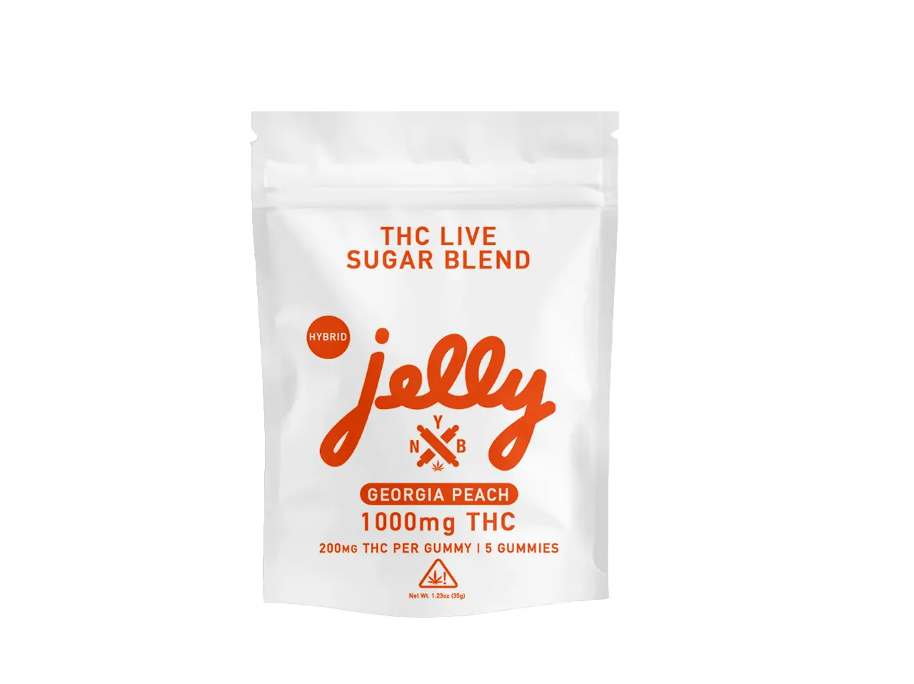 Jelly THC Live Sugar Blend Gummies 5ct