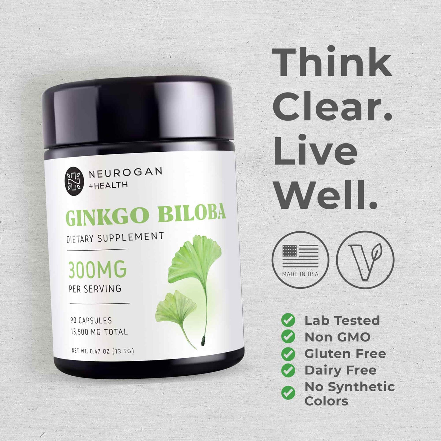 Neurogan Health Ginkgo Biloba Capsules
