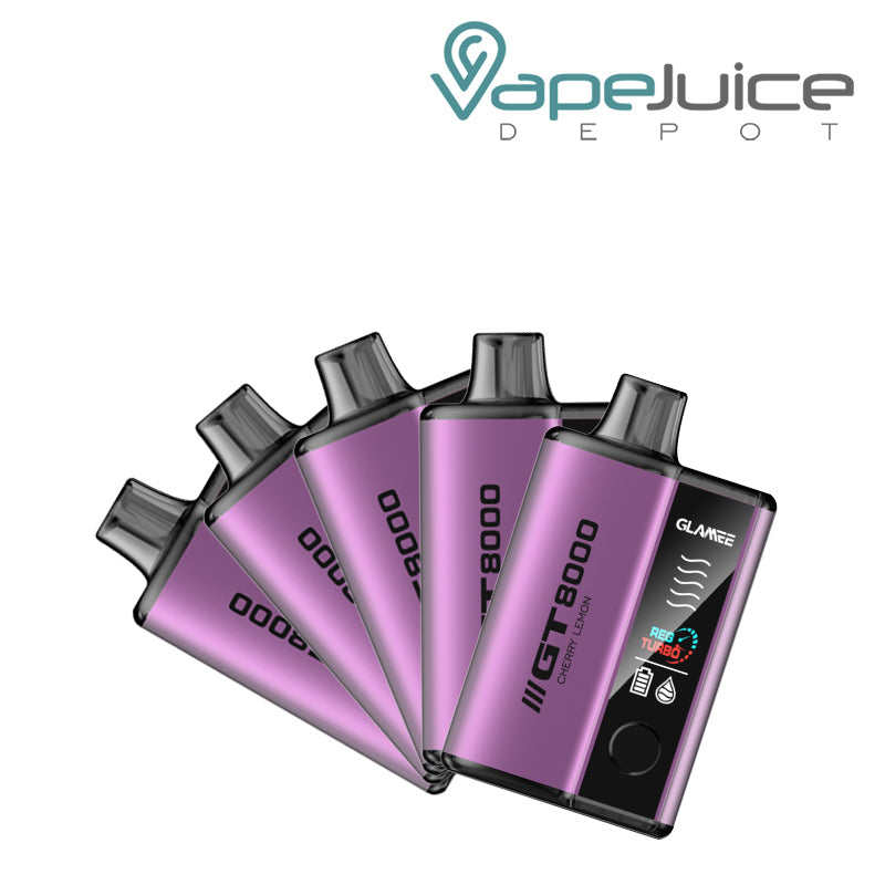 Glamee GT8000 Disposable 5 Pack Bundle
